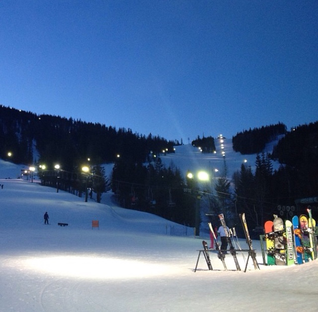 Evening Night Ski at Mt. Spokane - January 2025